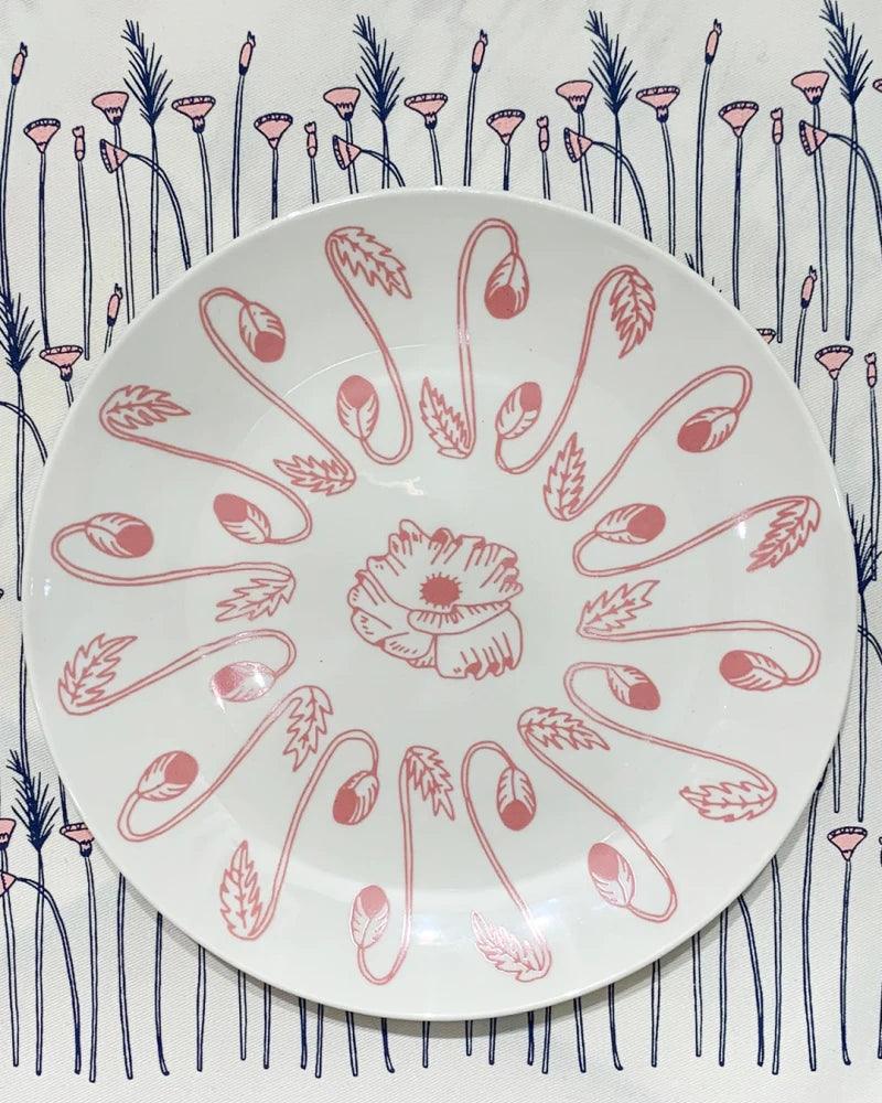 POPPY Pink Plate Small