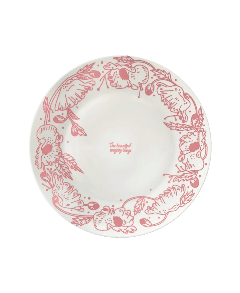 POPPY Pink Plate Regular