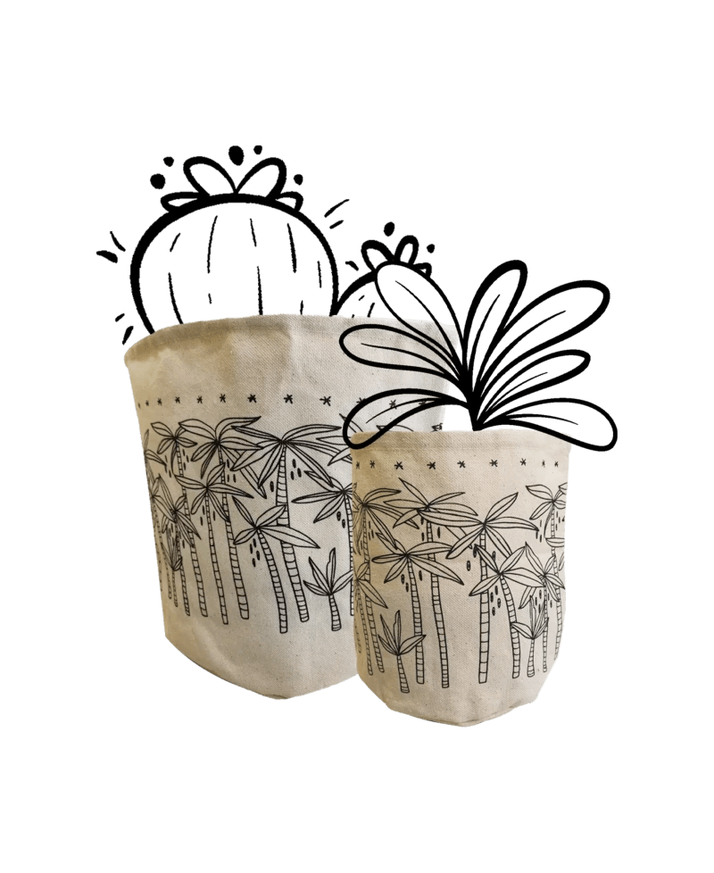 Palms Textile Planters