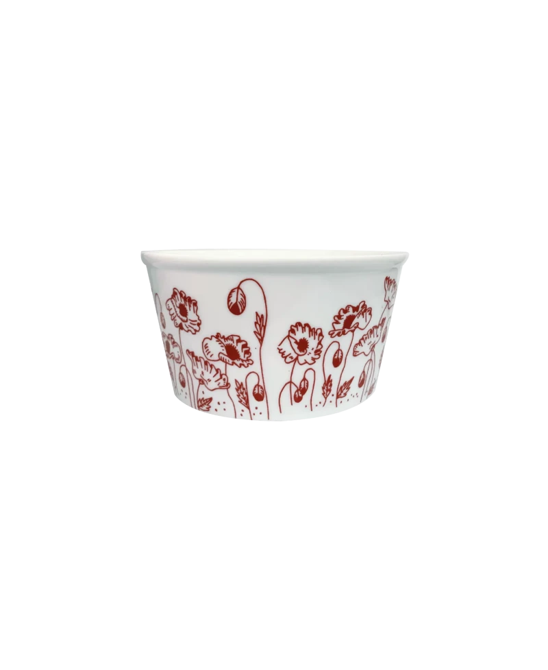 POPPY Red Bowl