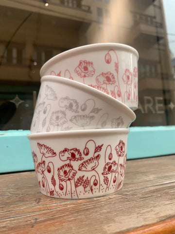 POPPY Red Bowl
