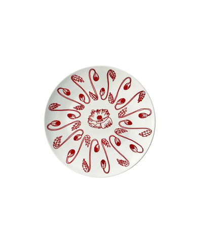 POPPY Red Plate Small
