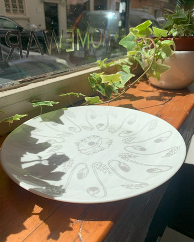 POPPY Red Plate Small