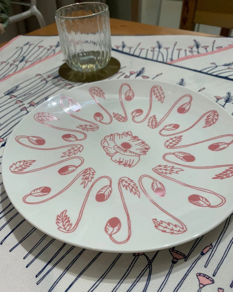 POPPY Red Plate Small