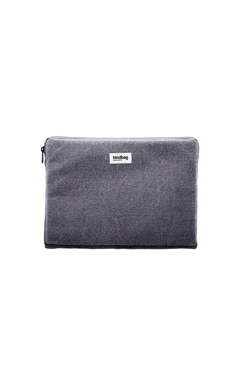 Housse d'ordi Ava Denim Gris