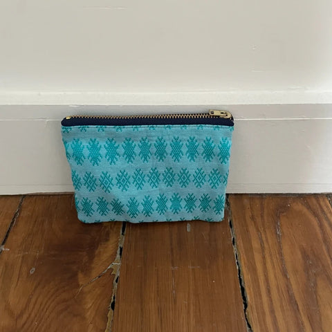 Pochette Kachin turquoise