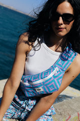Sac Banane ajustable upcyclée fait main - plusieurs motifs
