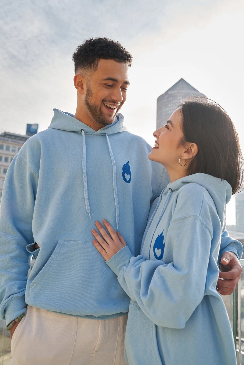 Sweat bleu clair "Perfect Match"