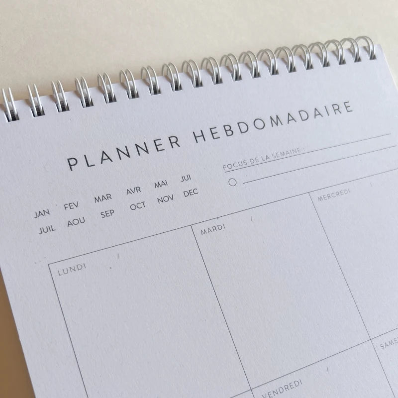 Pack planner hebdomadaire + to-do list non datés