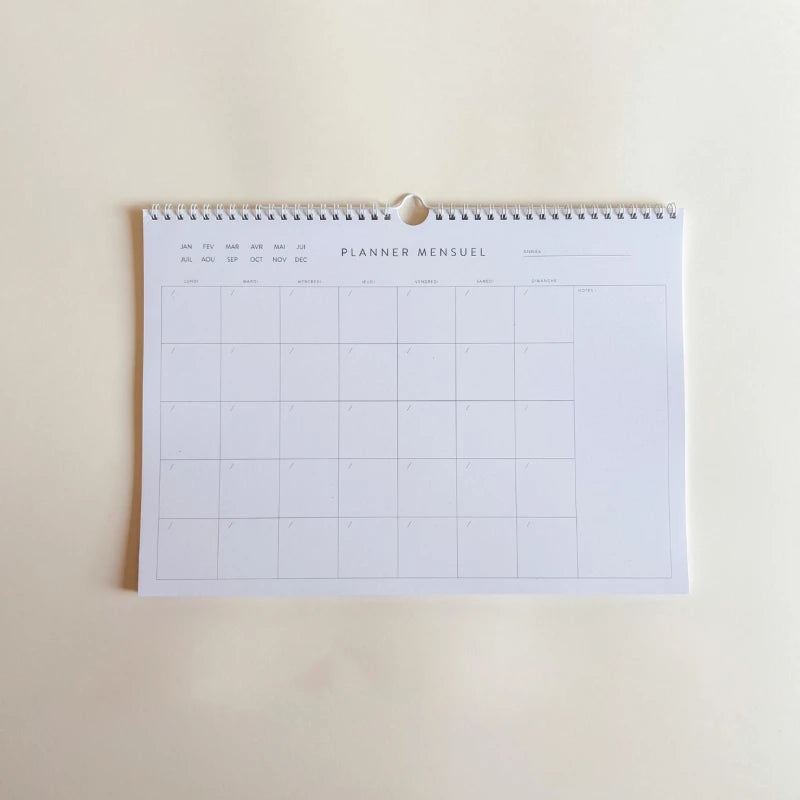 Pack planner mensuel + to-do list non datés