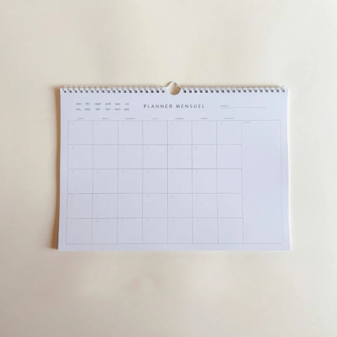 Pack planner mensuel + to-do list non datés