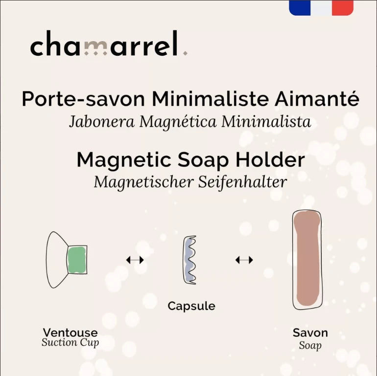 Porte savon aimanté