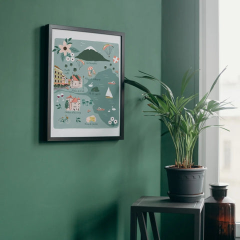 Annecy - Affiche illustration A3