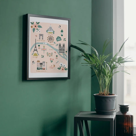 Paris - Affiche illustration A3