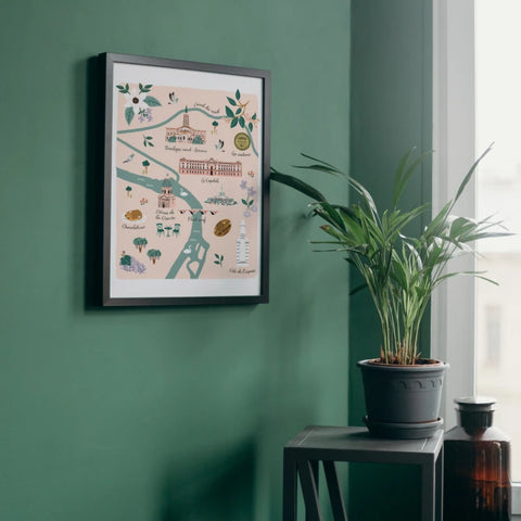 Toulouse - Affiche illustration A3