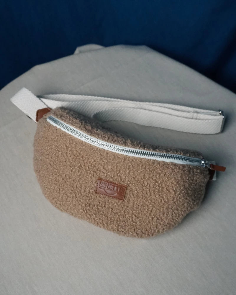 Sac Banane Binette - Moumoute Beige 🐑