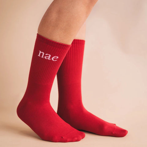 Animal Friendly Socks Pack5 Red