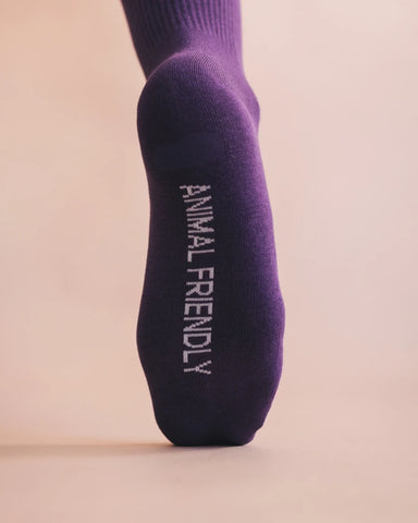 Animal Friendly Sock Purple