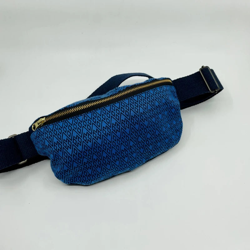 Sac banane Kachin bleu roi