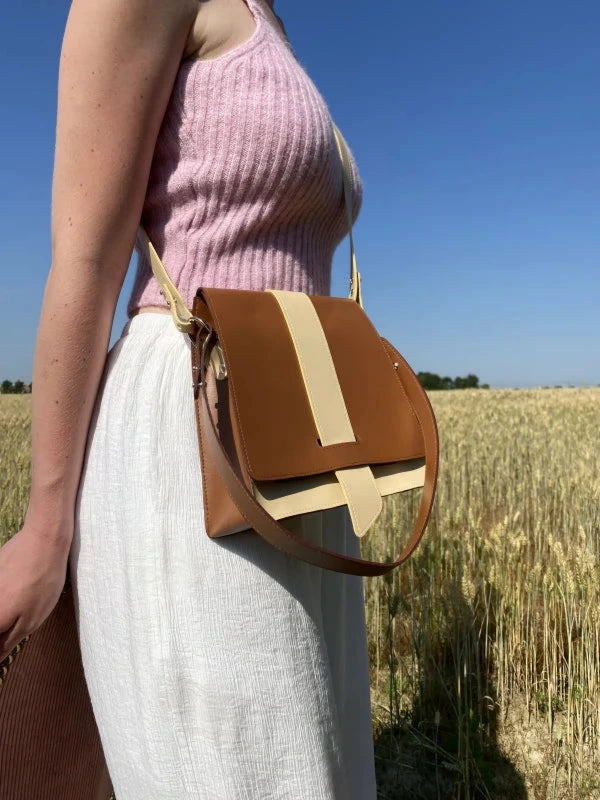 Sac à main en cuir de pomme