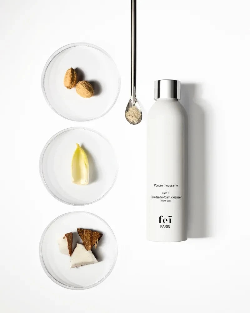 4-in-1 cleansing powder · All skin types