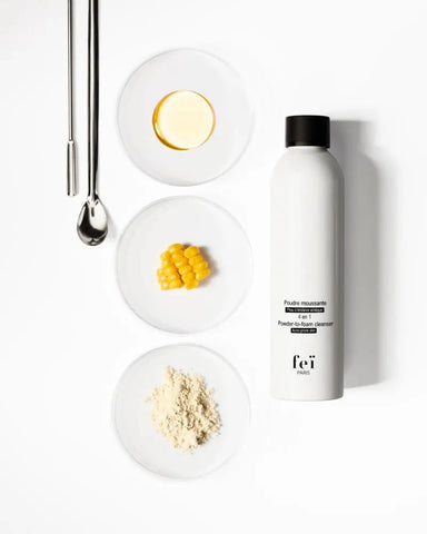 4-in-1 cleansing powder · Acne-prone skin