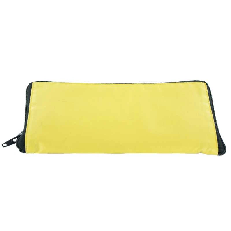 Sac de course pliable en pochette Orange et jaune