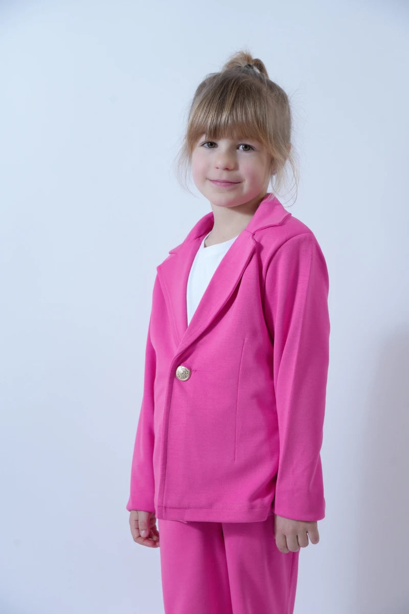 Petite Fille Veste Tailleur Enfant Marinière Enfant Veste Blazer