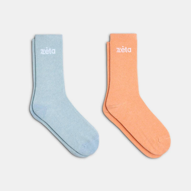 Duo Chaussettes Azul/Orange