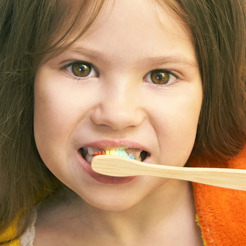 Brosse à dents en bambou - Enfant