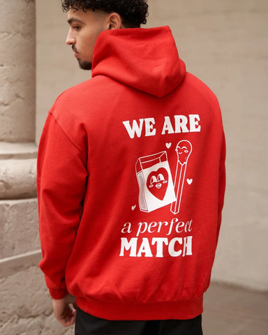 Sweat rouge "Perfect Match"