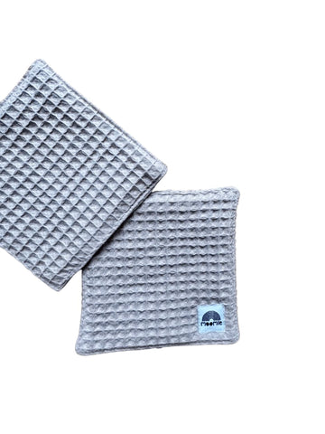Lot de 5 lingettes nid d'abeille (5 couleurs) - Moomie