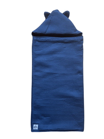 Cape de bain bleu denim - Moomie
