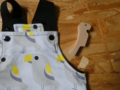 Salopette courte Toucans - Moomie