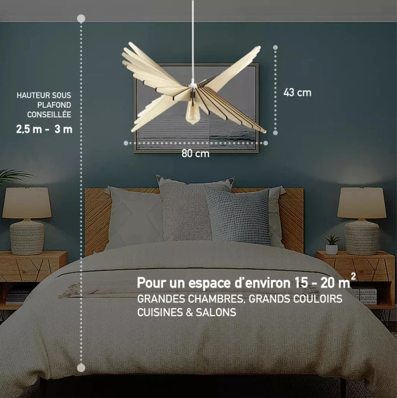 Albatros teinté Chêne | Suspension