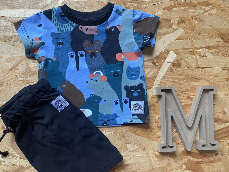 Tshirt Ours bleu - Moomie