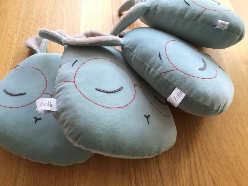 Coussin Lapin bleu - Moomie