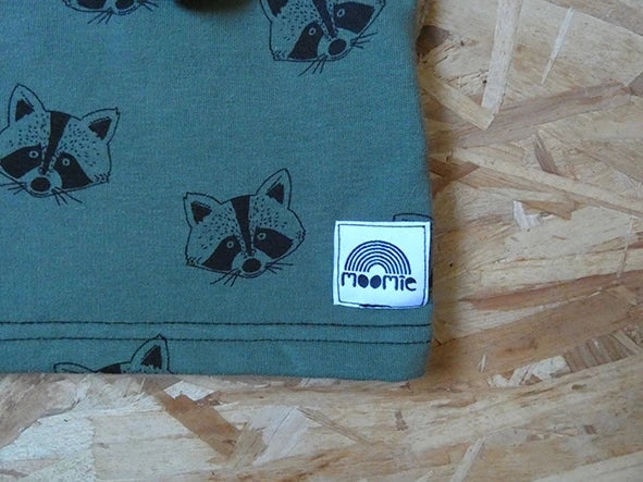 Tshirt Manches longues Raton Laveur kaki - Moomie