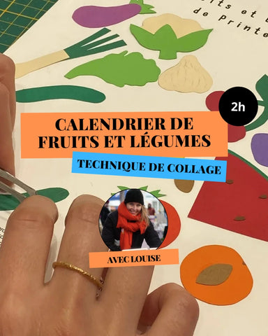 Atelier illustration du calendrier des fruits et légumes de saison