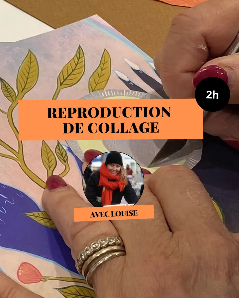 Atelier reproduction de technique : Collage