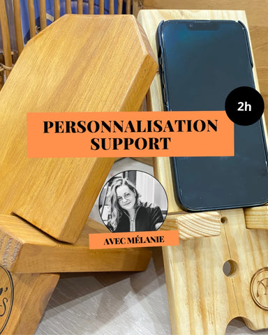 Atelier Peinture sur bois : Personnalisez votre support pour téléphone ou tablette