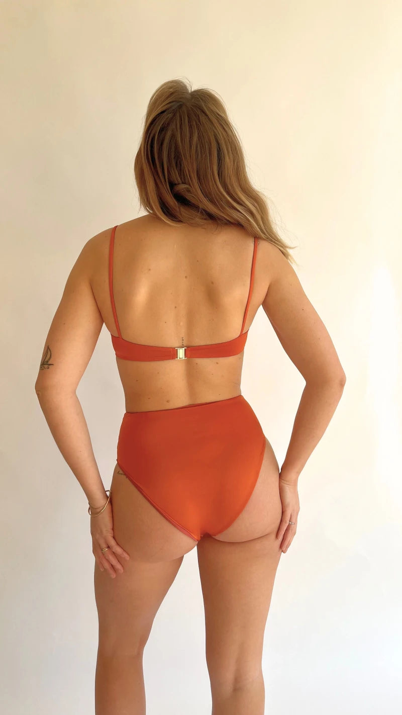 SUMBA Top in Saffron | Rosy