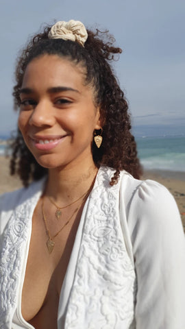 Rituel du coeur Créoles oeil or