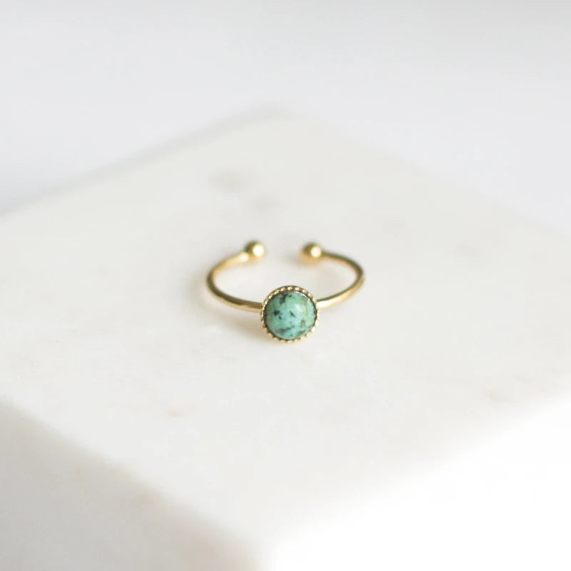 Bague petite Jaspe Africaine