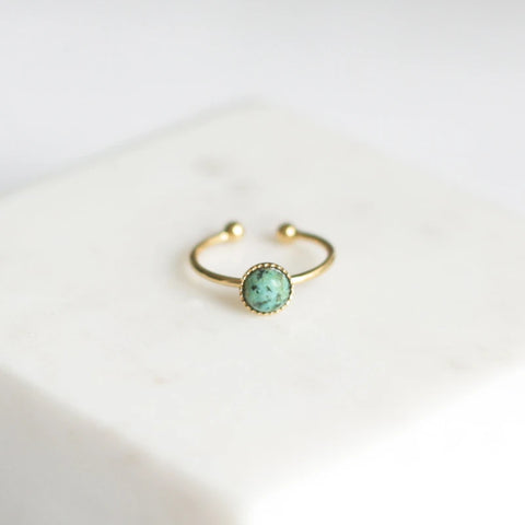 Bague petite Jaspe Africaine