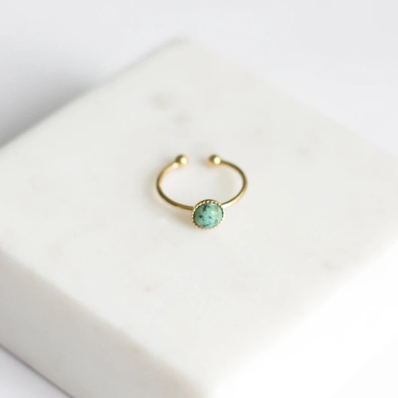 Bague petite Jaspe Africaine