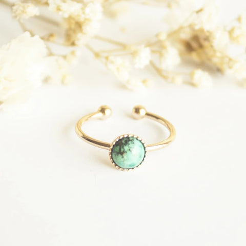 Bague petite Jaspe Africaine
