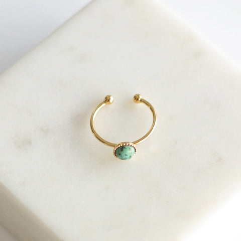 Bague petite Jaspe Africaine