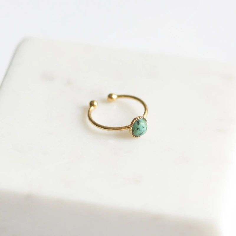 Bague petite Jaspe Africaine