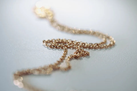 Collier chaîne rectangle